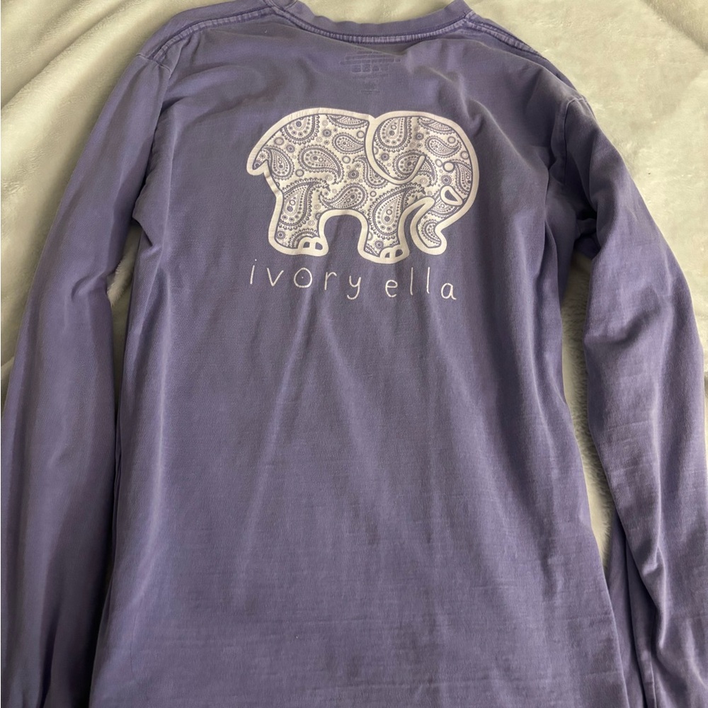 Ivory Ella purple long sleeve